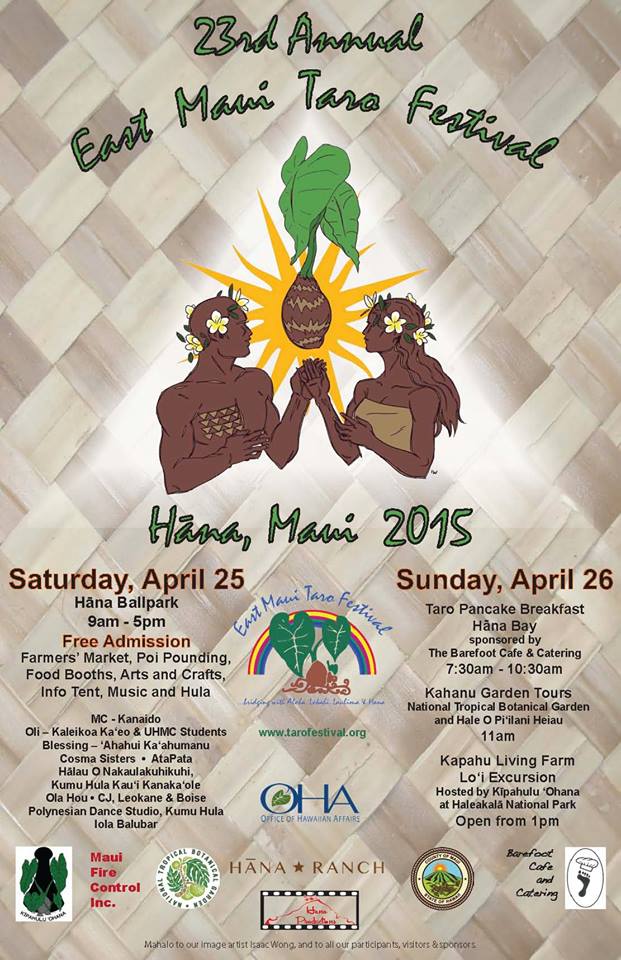 23rd East Maui Taro Festival - Hana, Maui 2015